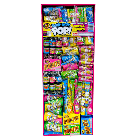 TNT Fireworks, Don't Stop The Pop, Novelty Assortment, Party, Holiday, Birthday