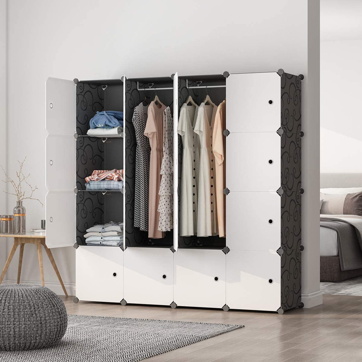 GIMTRR Closet Organizers, 16-Cube Closet Storage Shelves, Closet Organizers  and Storage, Portable Closet Organizer Shelves, Cube Storage Cabinet