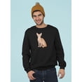 thumbnail image 2 of Little Abyssinian Kitty Sweatshirt Men -Image by Shutterstock, Male XX-Large, 2 of 4