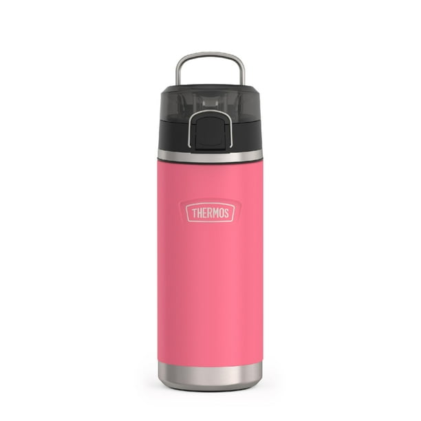 Botella de agua THERMOS ICON SERIES de acero inoxidable de 500 ml, color rosa intenso