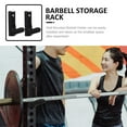 thumbnail image 2 of HLONK Wall Mounted Dumbbell Rack for Barbell Storage Black PC Material 2Pcs Easy Access and Long Lasting, 2 of 6