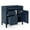 Blue (Sink not included), variant on 36'' Bathroom Vanity without Top Sink, Modern Bathroom Storage Cabinet with 2 Drawers and a Tip-out Drawer, Solid Wood Frame, Blue (NOT INCLUDE BASIN SINK)