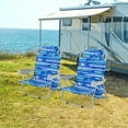 thumbnail image 4 of Goplus 1 PCS Folding Beach Chair for Adult Lightweight Aluminum Camping Chair with Storage Bag Navy, 4 of 10