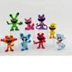 thumbnail image 3 of 8 unids/set Anime bichos sonrientes figura juguetes 5-7cm PVC dibujos animados Animal pastel decoración modelo juguetes regalos, 3 of 3