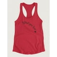 thumbnail image 3 of What You Love Quote Racerback Tank Women -Image by Shutterstock, Female Small, 3 of 4