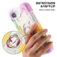 thumbnail image 3 of ELEHOLD Rugged Case for iPhone 16e 2025, with 360° Rotation Ring Stand, Military Grade Drop Shockproof Protection Full Body Heavy Duty Case for iPhone 16e 2025,Colorful Beige, 3 of 5