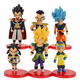 thumbnail image 2 of Set de 6 Figuras Mini Dragon Ball Z Broly Goku Rey Vegeta Bulma Muñecos coleccionables MR. GADGETS, 2 of 7