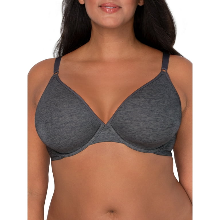 Fruit of the Loom Women's Cotton Stretch Extreme Comfort Bra, Heather  Grey/White 86CK, 34B at  Women's Clothing store