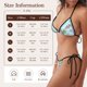 thumbnail image 5 of Fotbe Dragonfly Floral Traje de Baño para Mujer de Dos Piezas – Bikini Sexy de Tirantes Tipo Halter con Diseño Triangular, 5 of 6