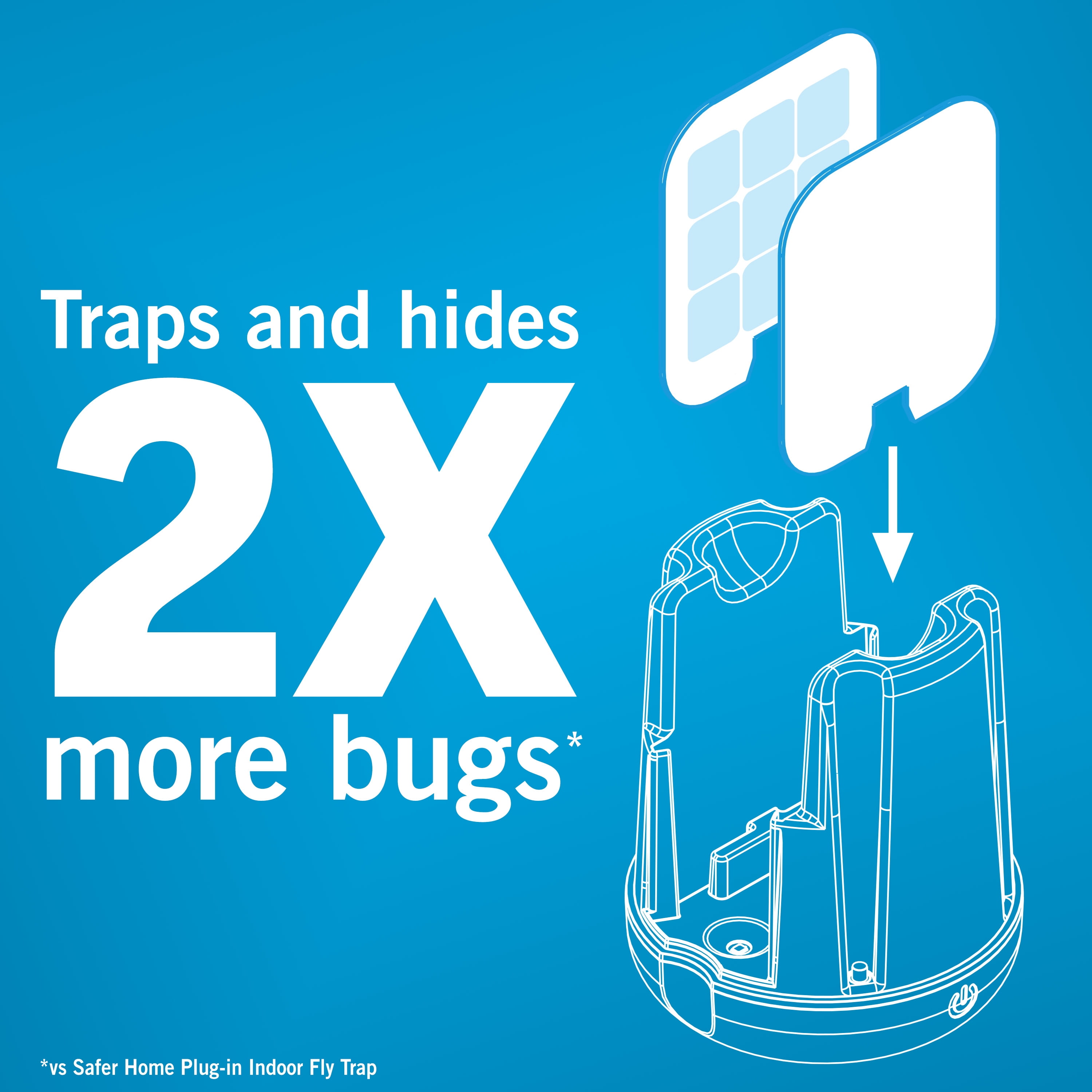 Safer Home Catch 360° Cordless Flying Insect Trap