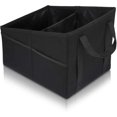 thumbnail image 5 of Car organizer for front and back seats, seat storage bag black, 5 of 5