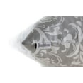 thumbnail image 3 of TreeWool (Pack of 2) Damask Accent Decorative Cotton Throw Pillow Covers (22 x 22 Inches, Sleet Gray), 3 of 6
