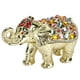 thumbnail image 2 of Joyero De Elefante, Joyero Animal Exquisito Con Diamantes De Imitación Para Decoración De Tocador, 2 of 7