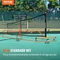 thumbnail image 2 of VEVOR Pickleball Net Set, 22FT Regulation Size Portable Pickleball System with Bags, Balls, Paddles, Wheels, and Court Lines, 2 of 9
