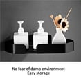thumbnail image 4 of Shower Shelf Rustproof Triangle Storage Organizer Multifunction Black Bath Rack with Towel Rail for Home Bathroom Kitchen Hotel, 4 of 9