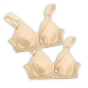 Playtex Women's 18 Hour Original Comfort Strap Full Coverage Bra Us4693, Available in Single and 2-Packs, Natural Beige/Natural Beige, 44D