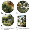 thumbnail image 3 of Designart "Tangled Golf Course Views" Sports Floater Framed Wall Decor, 3 of 7