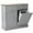 Gray, variant on Tilt Out Trash Can Cabinet with Double Hidden Can Holder, Kitchen Free Standing Recycling Cabinet, Dog Proof, Wood, Gray