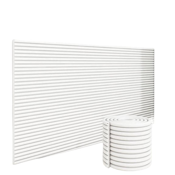 Wall Mats for Padding, Wall Padding Panels, Safe Collision Prevention, Suitable for Bedroom Kindergarten, 7.9" x 78.7" - (White)