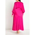 thumbnail image 3 of ELOQUII Women's Plus Size Satin Maxi Dress, 3 of 5