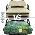 thumbnail image 5 of HUIACONG US Police Flag Golf Cart Covers Seat Portable Breathable Golf Cart Covers Seat Club Car Anti-Slip 4 Pocket Fit Most Cars EZGO Yamaha Club Car, 5 of 7