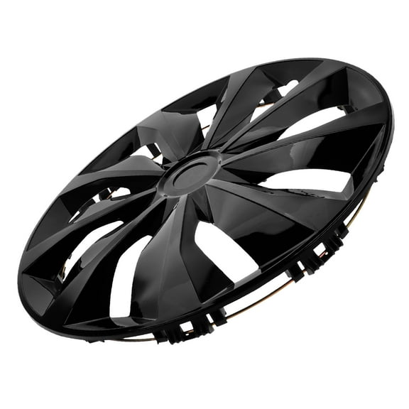 Pawsdot Universal Black PP Rim Caps for Car - Easy Install, Elegant Design