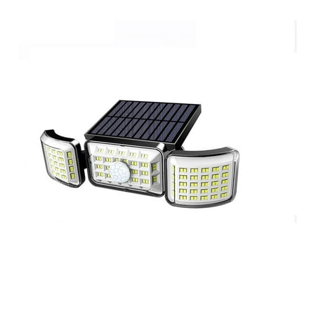 

LED/COB Solar Street Light Multiple Head Wall-Mounted Motion Sensor Waterproof Integrated Outdoor Light Courtyard Road Lighting