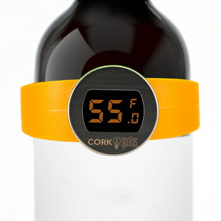 Red Wine Temperature Sensor Stainless Steel LCD Display Serving Party  Checker Bottle Wine Thermometer Bracelet Thermometer - AliExpress