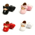 thumbnail image 2 of Maxcozy Infant Toddler Baby Girl's Soft Sole Anti-Slip Casual Shoes PU Leather Bowknot Princess Shoes, 2 of 10