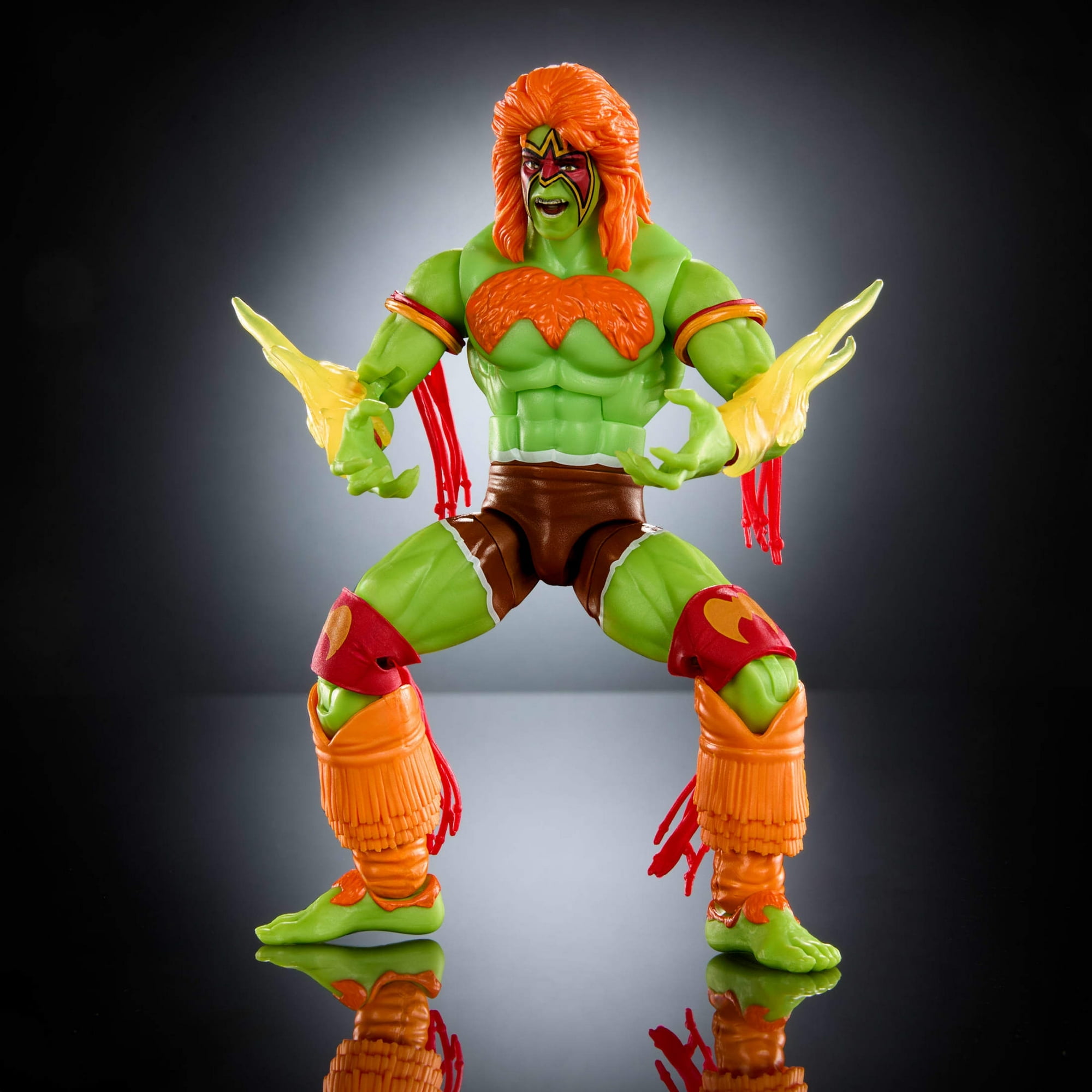 WWE x Street Fighter Action Figure Bundle  Ultimate Warrior as Blanka, The Rock & Rey Mysterio as Ryu