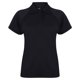 thumbnail image 1 of Finden & Hales- Polo de deportes Coolplus con ribetes para mujer (Negro/Negro), 1 of 1