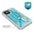thumbnail image 2 of iPhone 12 Pro Case (6.1"), Rosebono Hybrid IMD Design Graphic Anti-Scratch Fashion Cute Colorful Silicone Skin Cover Armor Case for iPhone 12 Pro (Starfish), 2 of 5