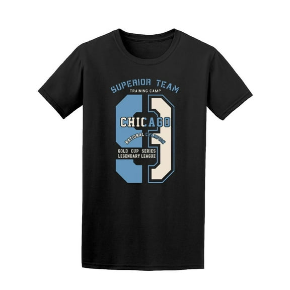 Chicago National Champion Team T-Shirt Men -Image by Shutterstock, Male Large