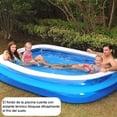 thumbnail image 5 of Alberca Piscina Familiar Rectangular Inflable 262x175x50 cm Fuxion 10291, 5 of 5