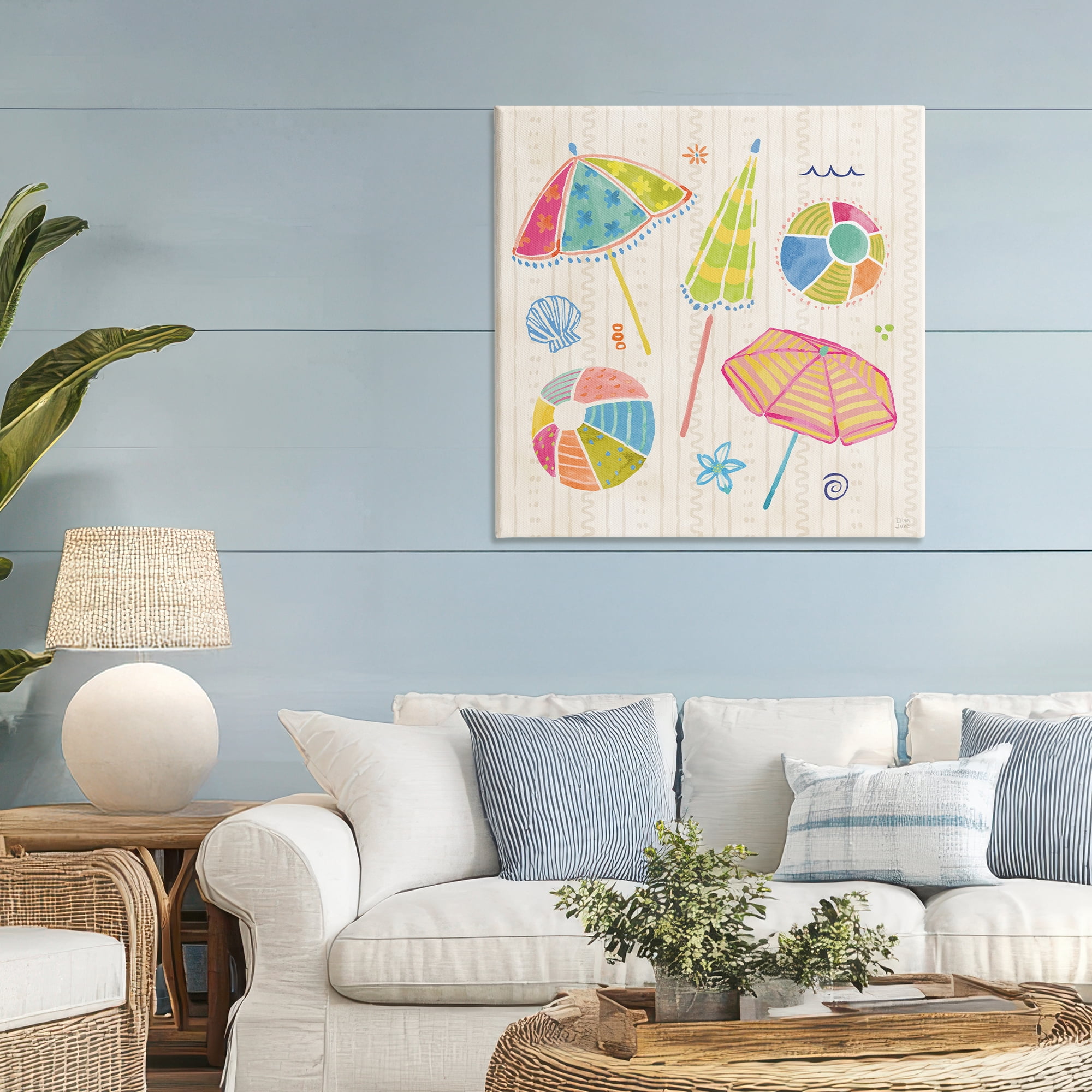 Stupell Industries Fine In The Sunshine Canvas Wall Art, design by Dina June