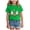 Green, variant on Boys Girls Halloween Short Sleeve Shirts Toddler T-Shirt for Kids 3D Graphic Spooky Ghost Pumpkin Tees Top Age 3-14 Years (Dark Gray, 5-6 Years)