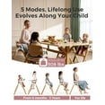thumbnail image 3 of Momcozy 5-in-1 Convertible High Chair,Grows from Baby to Adult,308 lbs Capacity,Ergonomic&Adjustable, 3 of 11