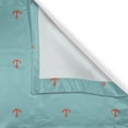 thumbnail image 6 of Ambesonne Anchor Valance & Curtain, Nautical Sailor Theme, 55"x36", Pale Blue and Vermilion, 6 of 7