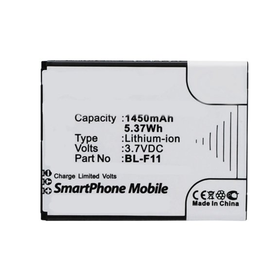 Batteries N Accessories BNA-WB-L3539 Cell Phone Battery - Li-Ion, 3.7V, 1450 mAh, Ultra High Capacity Battery - Replacement for PHICOMM BL-F11 Battery