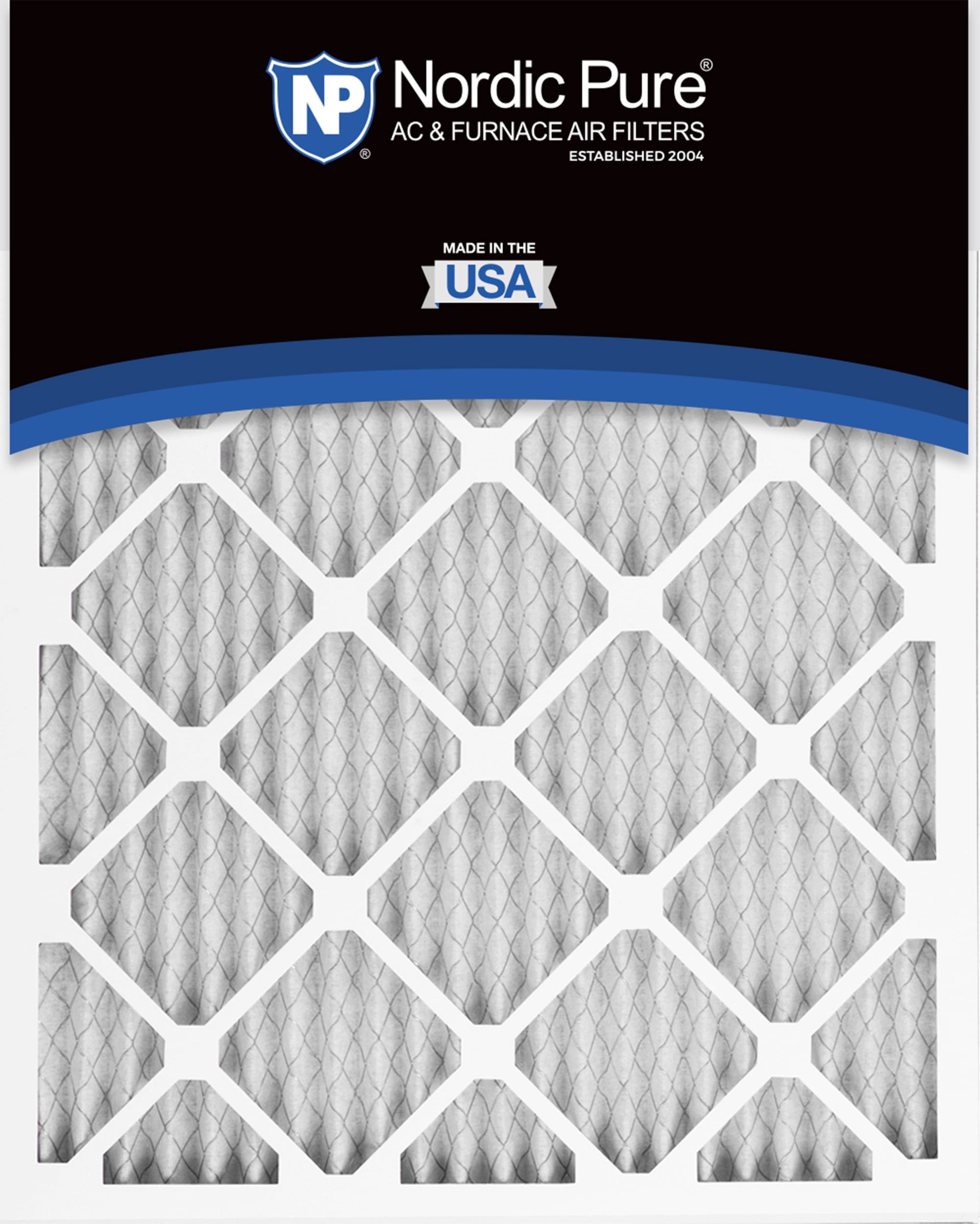 18x18x1 (17_3/4x17_3/4) Pleated MERV 12 Air Filters 6 Pack
