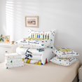 thumbnail image 5 of Feelyou Hanukkah Menorah Twin Bedding Sets 7-Piece for Teen, Merry Christmas Bedding Comforter Set, Happy Chanukah Theme Reversible Sheet Sets, Breathable Home Decor, 5 of 7