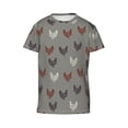 thumbnail image 6 of Fuzoiu Rooster Print Youth Short Sleeve T-Shirt,Youth Dry-Fit Active Athletic T-Shirt,Short Sleeve Tops Tees for School, Sports, and Casual Wear, 6 of 6