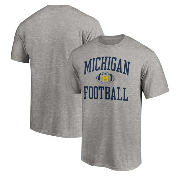 Men's Heather Gray Michigan Wolverines First Sprint T-Shirt