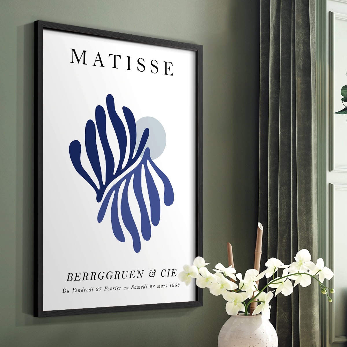 Matisse CCXCVI in Solid Wood 8 x 10 Framed Print