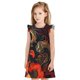 thumbnail image 1 of Balery Fiery Floral Pattern Camisón de princesa para niñas, pijama de algodón con mangas abullonadas, suave y bonito.-Large, 1 of 6