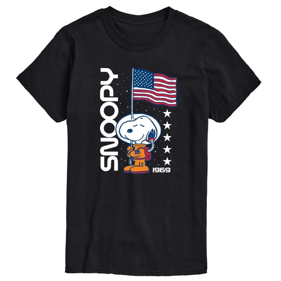 Peanuts - Snoopy Flag 1969 - Men's Short Sleeve Graphic T-Shirt