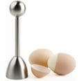 thumbnail image 1 of Cortador de huevos Cortador de huevos de acero inoxidable para galletas de huevos duros blandos Removedor de separador de cáscara de huevo Adepaton WLJ-1257, 1 of 5