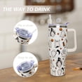 thumbnail image 2 of Aoselan Tumbler 40 Oz Halloween Ghost Stainless Steel Tumbler Glasses, 2 of 7