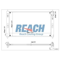 REACH 41-2979 Radiator for Lancer 2008, Automotive Radiator Replacement Part