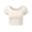 1Beige, variant on Summer Cropped Tshirt for Womens Slim Fit Top Round Neck Short Sleeve T Shirts Solid Basic Crop Shirt Lightweight Breathable Tops Trendy Sexy Costume Club Outings T-Shirt